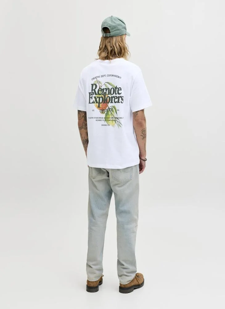 JACK & JONES Graphic Crew Neck T-Shirt